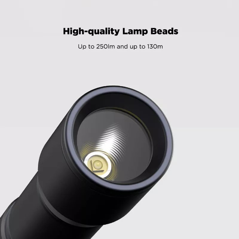 ☬♈❄Đèn pin LED cầm tay Xiaomi Mijia Beebest 3 chế độ cho dịp đạp xe/ cắm trại ngoài trời