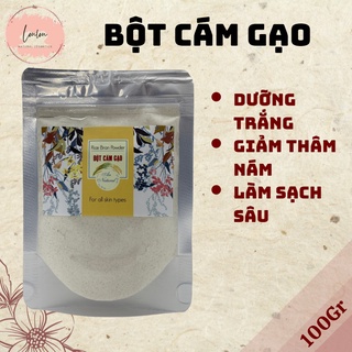 100Gr Bột Cám Gạo Sữa Nguyên Chất Organic Handmade