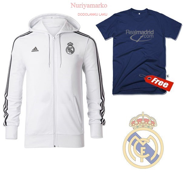 Áo Khoác Hoodie Real Madrid