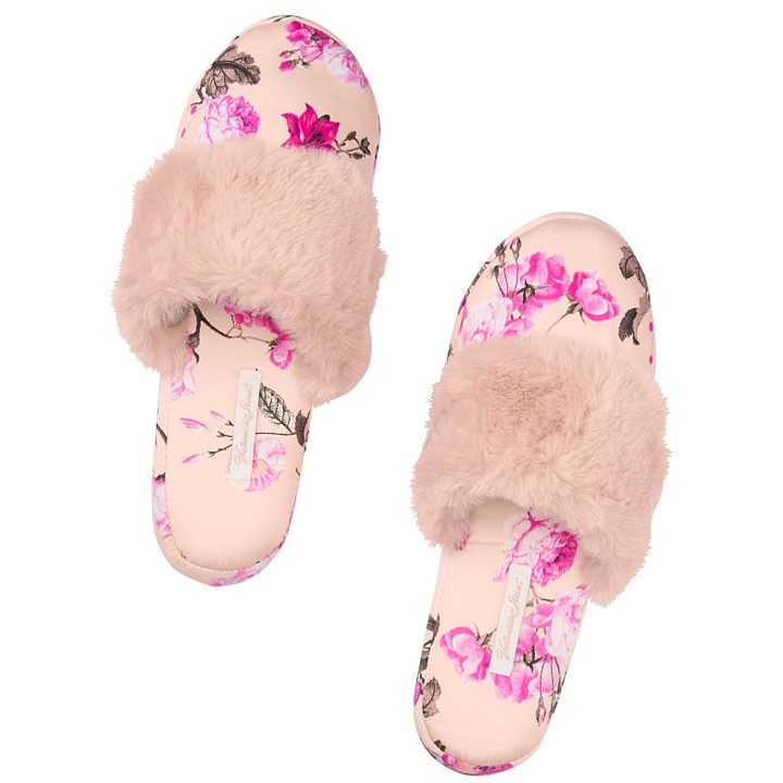 Dép mang nhà nữ Victoria's Secret Signature Satin