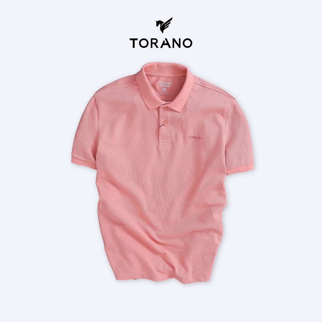 Áo polo nam TORANO trơn thêu logo ngực DSTP635