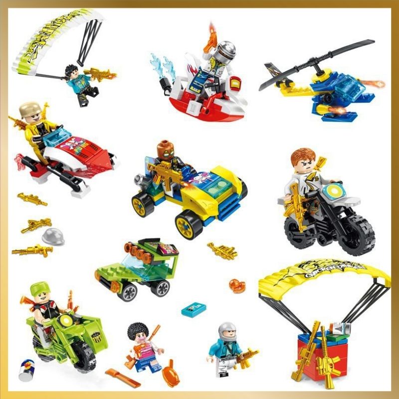 Đồ chơi lắp ráp lego tấn công tổng lực 8 trong 1 size nhỏ cho bé trên 5 tuổi