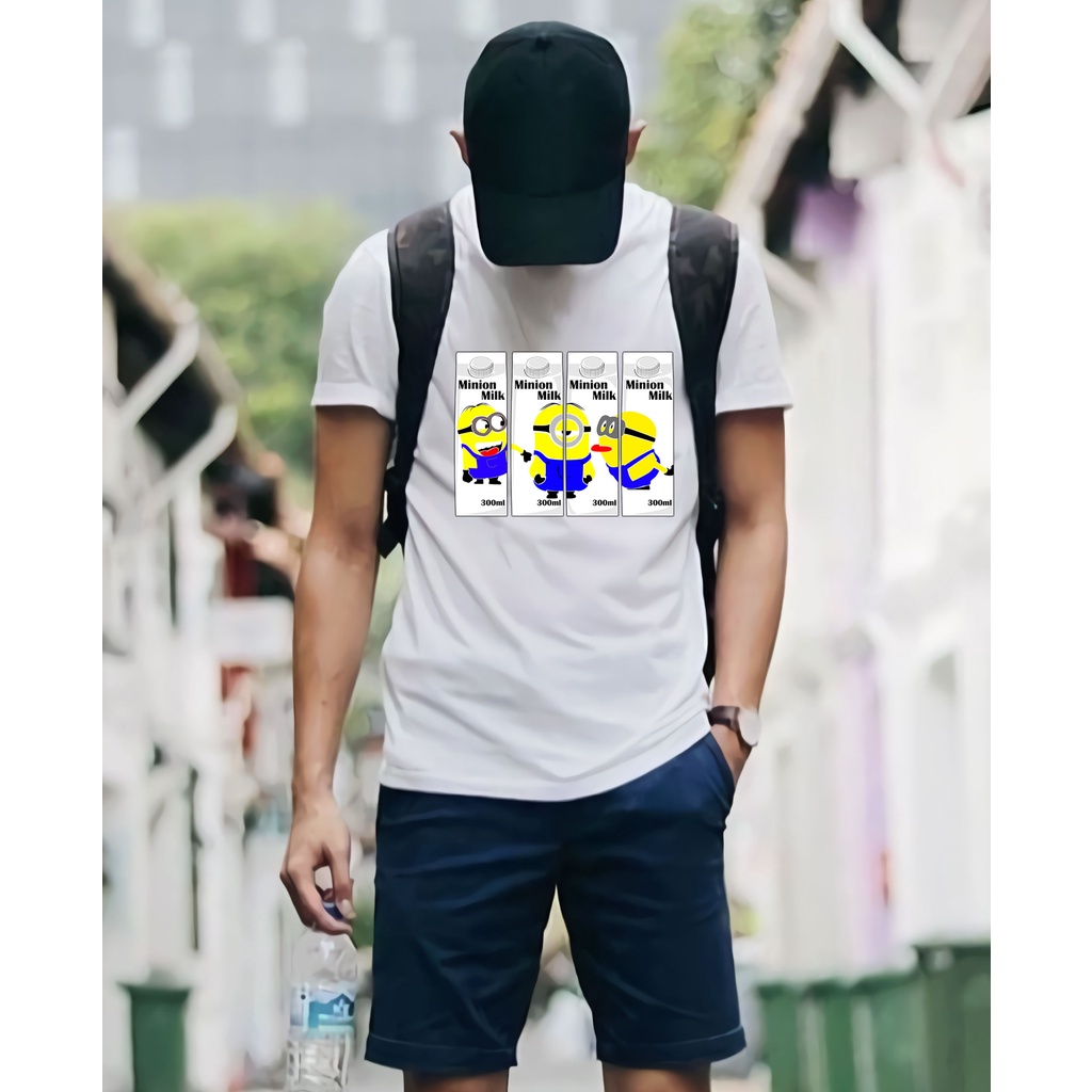 ÁO PHÔNG NGẮN TAY IN HÌNH MINION IN HÌNH HOẠT HÌNH COOL NGẦU MẪU MỚI VẢI ĐẸP CÓ ĐỦ SIZE - 250635