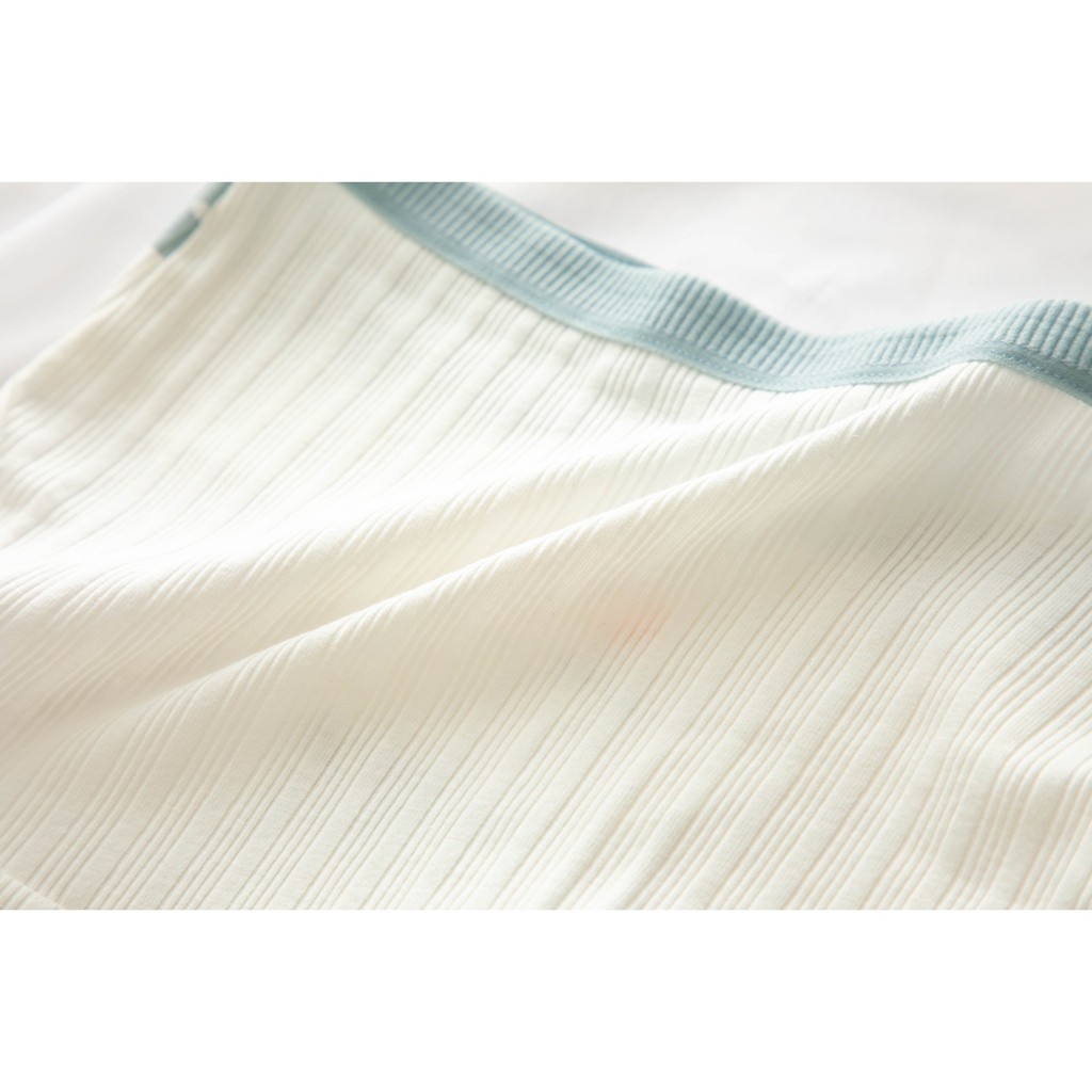 Quần Lót Nữ Cotton gân tăm họa tiết cherry tông xanh trắng đáng yêu mã 1798 | BigBuy360 - bigbuy360.vn