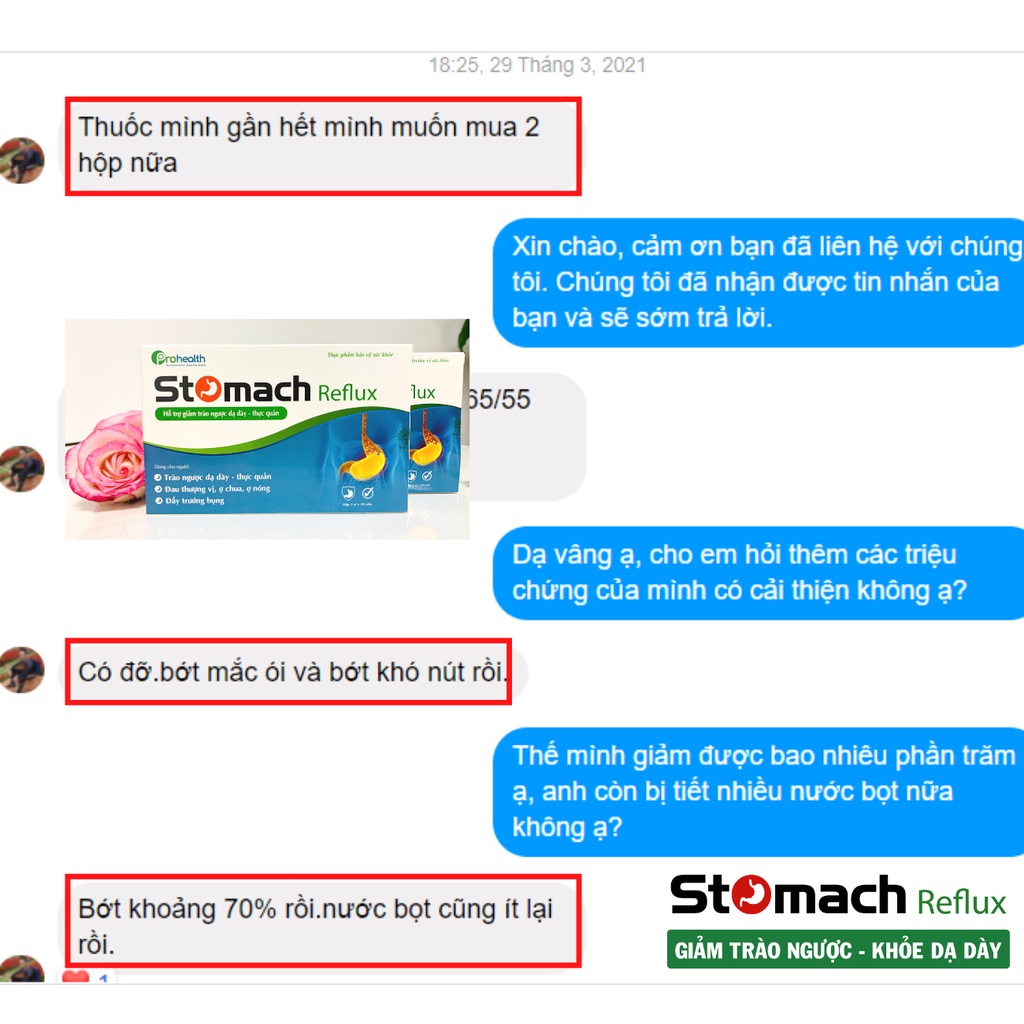 Stomach Reflux - Hỗ trợ giảm TRÀO NGƯỢC DẠ DÀY