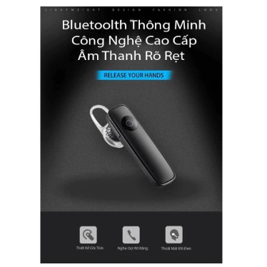 [Bán Giá Gốc] Tai Nghe Bluetooth Thông Minh Tích Hợp Mic M165 Thu Âm Và Truyền Tải Âm Thanh Tốt - Chính hãng full box