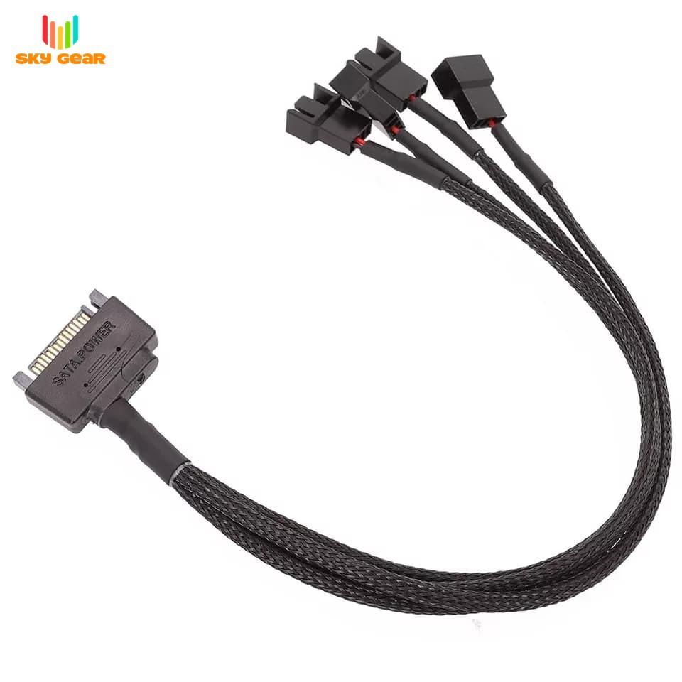 Dây chia Quạt cấp nguồn Sata / Molex 4Pin
