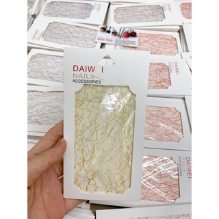 ren lưới đắp ẩn trang trí móng tay chân