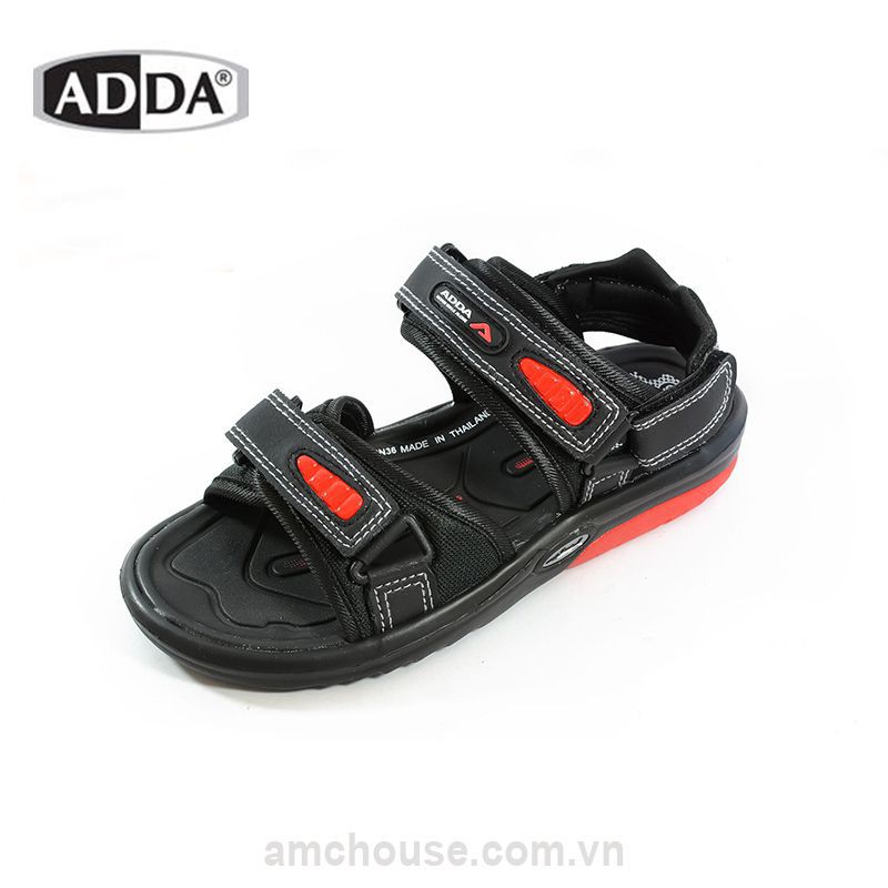 Giày sandal Thái Lan nam ADDA 2N36 - đen đỏ