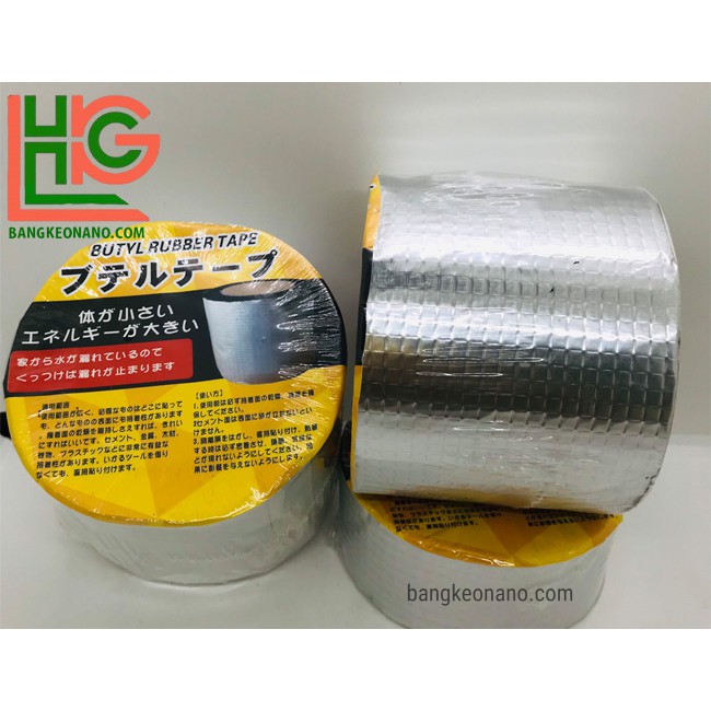 Băng Keo Chống Dột, Chống Thấm Mái Nhà Mái Tôn Hàng Nhật 10cm