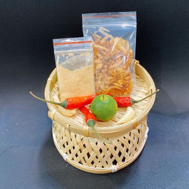 Bánh tráng phơi sương muối nhuyễn nhà làm + topping | BigBuy360 - bigbuy360.vn