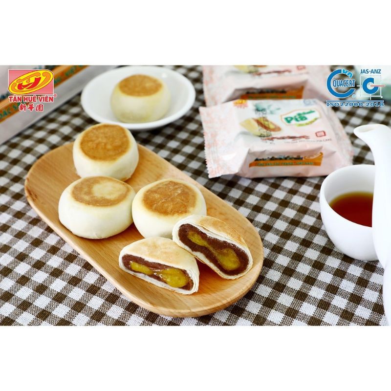 Bánh pía kim sa đậu đỏ Tân Huê viên 1 túi 500g