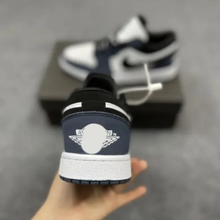 [ TẶNG Tất Cao Cấp ] ZinVG Giày jordan Xanh Navy Cổ Thấp siêu đẹp dành cho nam nữ, giày jd Cổ Cao Hot Trend