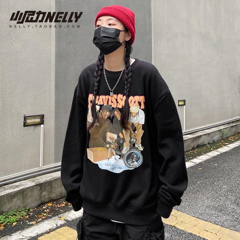 Áo Sweater TATO Travis Scott Vải Nỉ Da Cá Cao Cấp