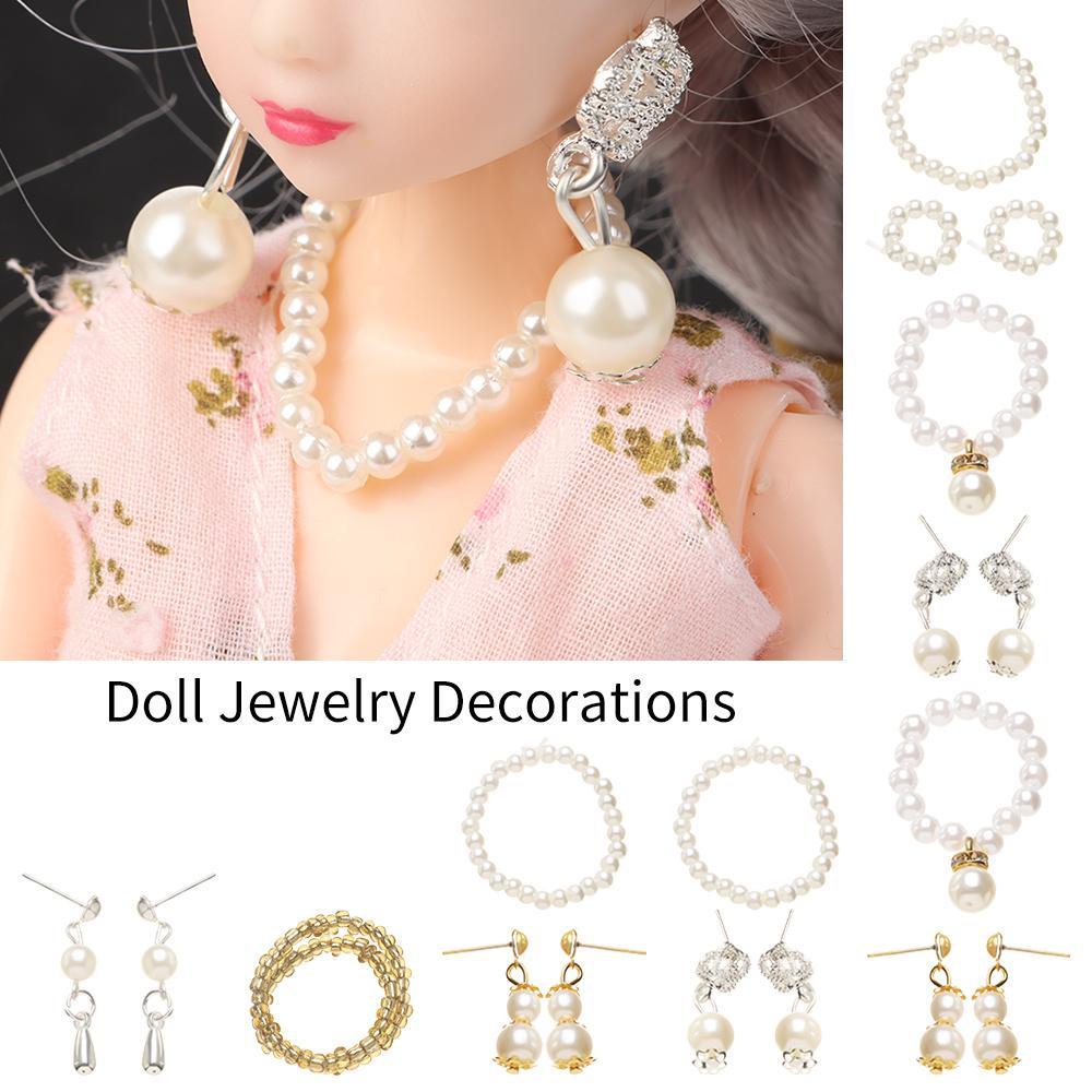 WONDER Bông Tai Thời Trang Xinh Xắn Cho Búp Bê Tỉ Lệ 1 / 6