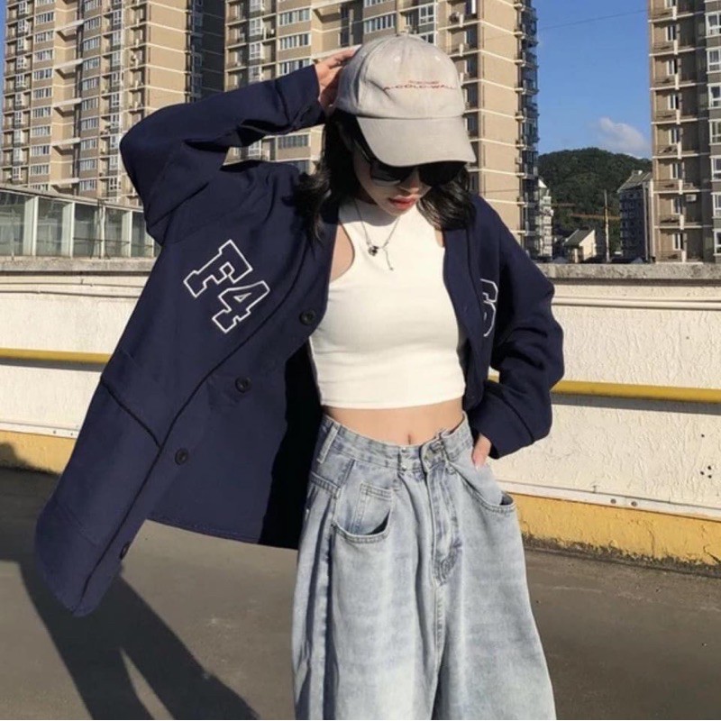 Áo Khoác CARDIGAN F4-26 ♥ bo viền chất nỉ dày dặn form Unisex Nam/Nữ cực đẹp vải xịn đỉnh (Video +Ảnh 100% CHiLif)
