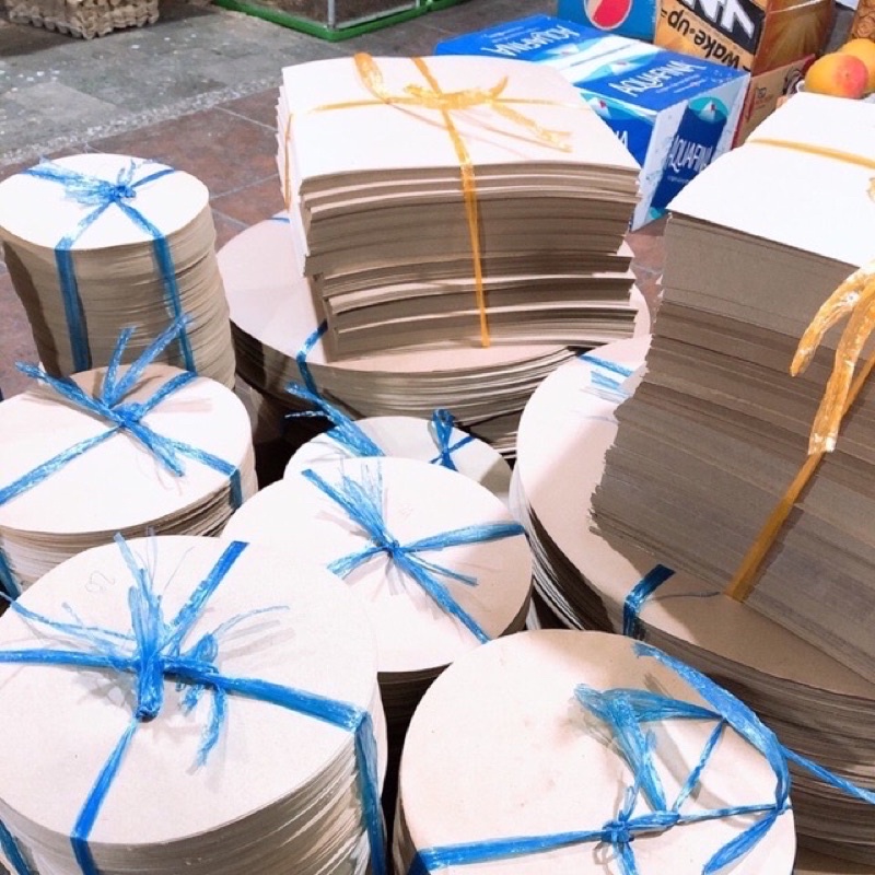 Giấy lót lồng vuông, tròn to nhỏ các loại