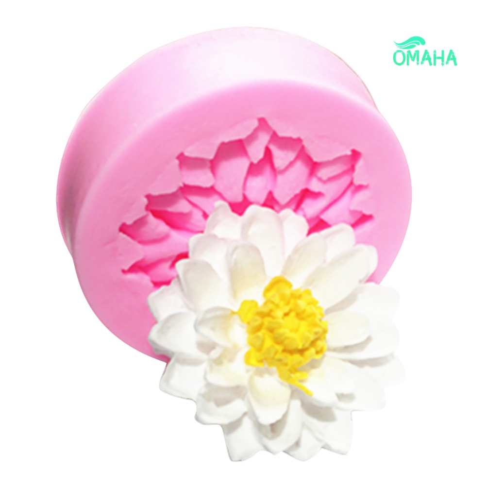 Khuôn Silicone Tạo Hình Hoa Sen Trang Trí Bánh DIY