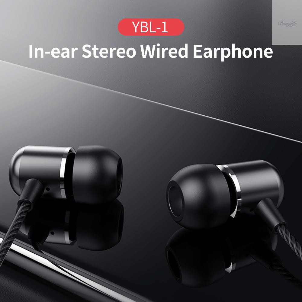 Tai Nghe Nhét Tai Yoobao 3.5mm Chống Ồn Chất Lượng Cao | BigBuy360 - bigbuy360.vn