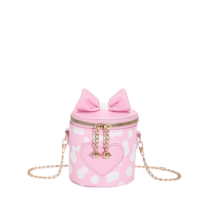 Túi Xách Đeo Vai Hình Trụ Cỡ Nhỏ Phối Dây Xích Thời Trang 2022 Cho Nữ