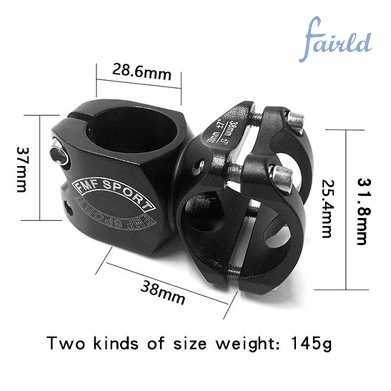 Pô tăng bằng hợp kim nhôm 25.4 / 31.8mm cho xe đạp leo núi màu đen