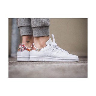 Giầy stan smith gót hoa vàng floral