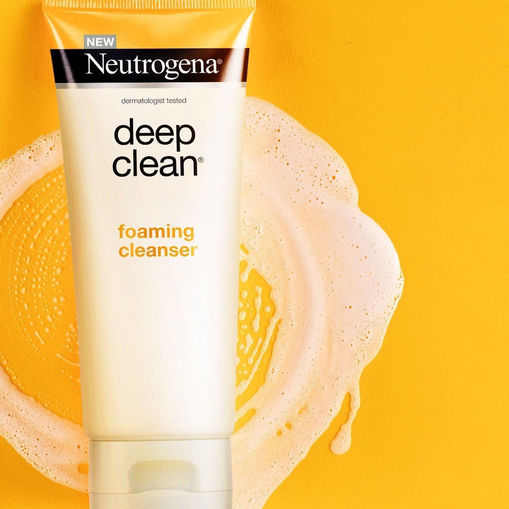 Sữa Rửa Mặt NEUTROGENA làm sạch sâu &amp; kiểm soát nhờn - NEUTROGENA Deep Clean Foaming Cleanser