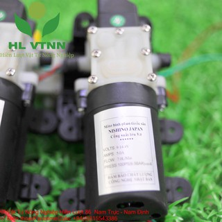 Mô tơ bình phun điện, bơm áp lực nishino-vtnn hiền lượt