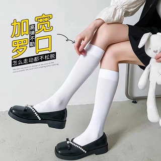 Spring and summer thin women's socks college style compression calf socks Jk uniform socks Japanese solid colour long knee socks