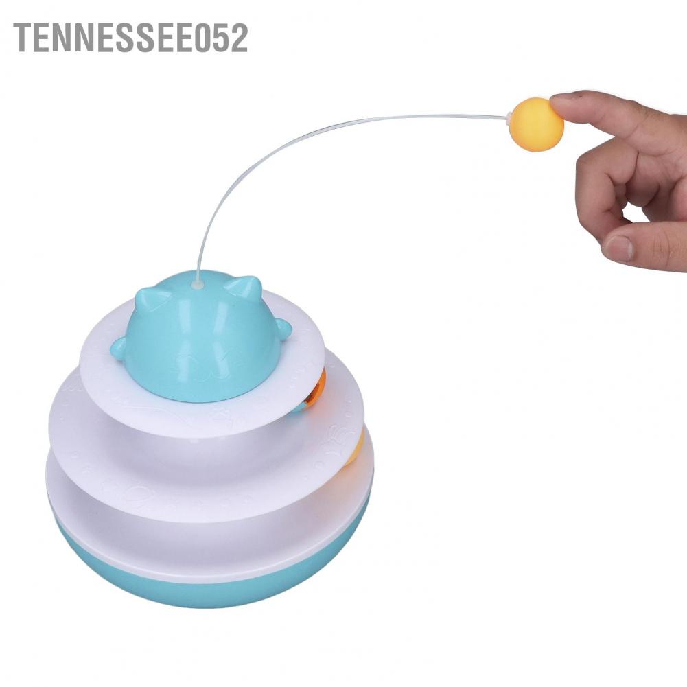 Hàng HOT Đồ Chơi Lật Đật cho mèo bàn xoay bóng 2 Tầng vui nhộn【Tennessee052】
