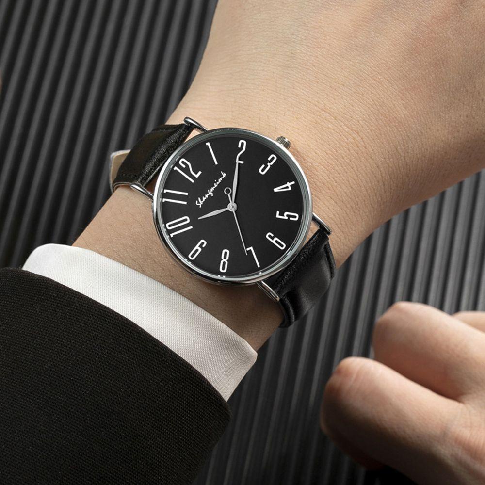 JUNE Đồng Hồ Quartz Nữ Dây Da Đơn Giản