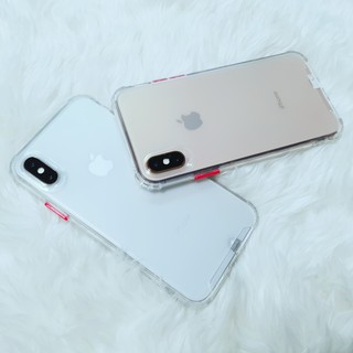 Ốp lưng CHỐNG SỐC LƯNG NHÁM NÚT HOME MÀU cho iphone 7+/8+/X/XS/MAX/11 /11PROMAX