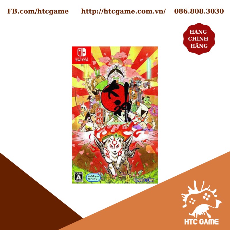 Đĩa gaame Okami dành cho máy Nintendo Switch
