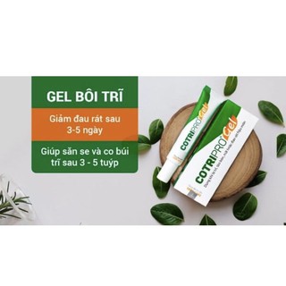 Cotripro gel Bôi trĩ "Chính hãng" dành cho tất cả mọi người. Đặc biệt an toàn cho bà bầu, phụ nữ có thai và cho con bú.