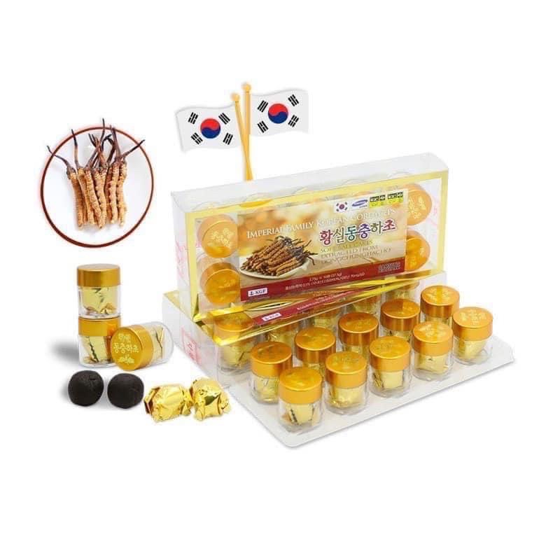 Viên Đông Trùng Hạ Thảo 10 viên hộp nhựa