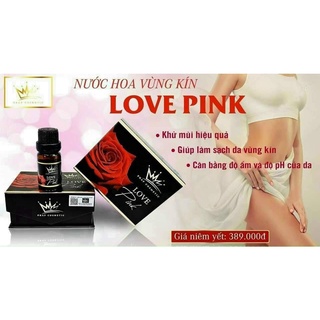 Nước hoa vùng kin siêu thơm love Pink Hàng Chính Hãng