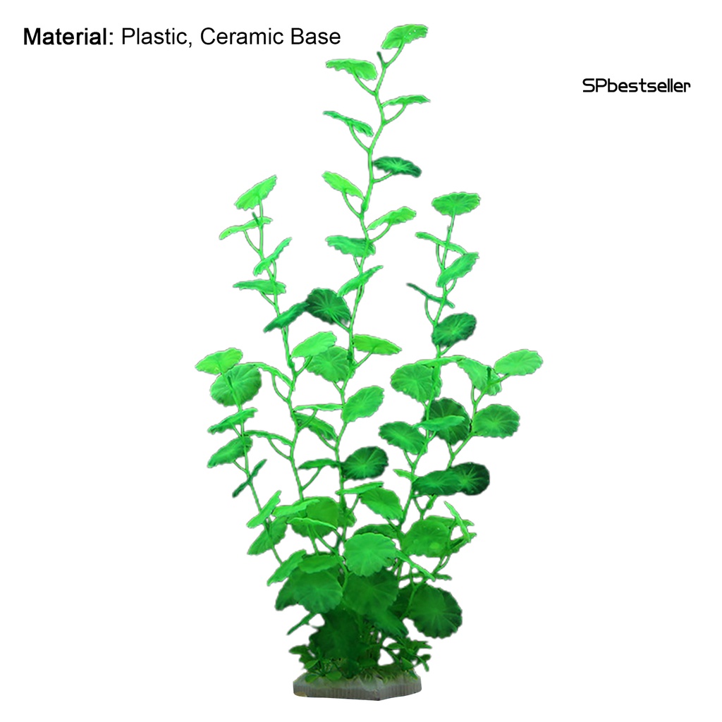 Lá Sen Nhân Tạo Bằng Nhựa Dùng Để Trang Trí Bể Cá