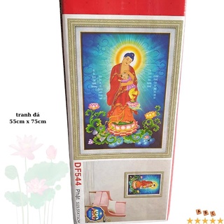 Tranh đính đá phật a di đà DF544 (55cm x 75cm)