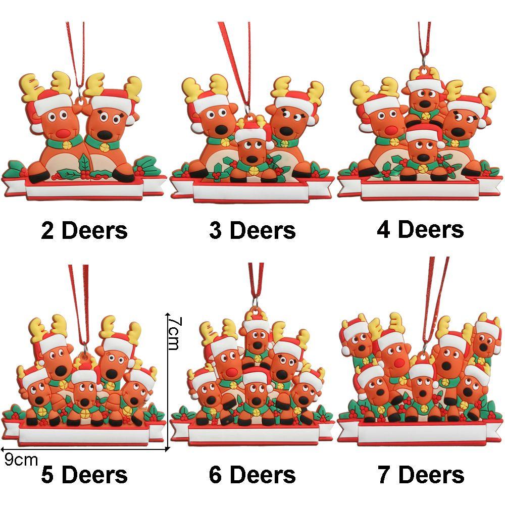 ESPO Phụ Kiện Treo Trang Trí Cây Thông Giáng Sinh Hình Tuần Lộc Dễ Thương