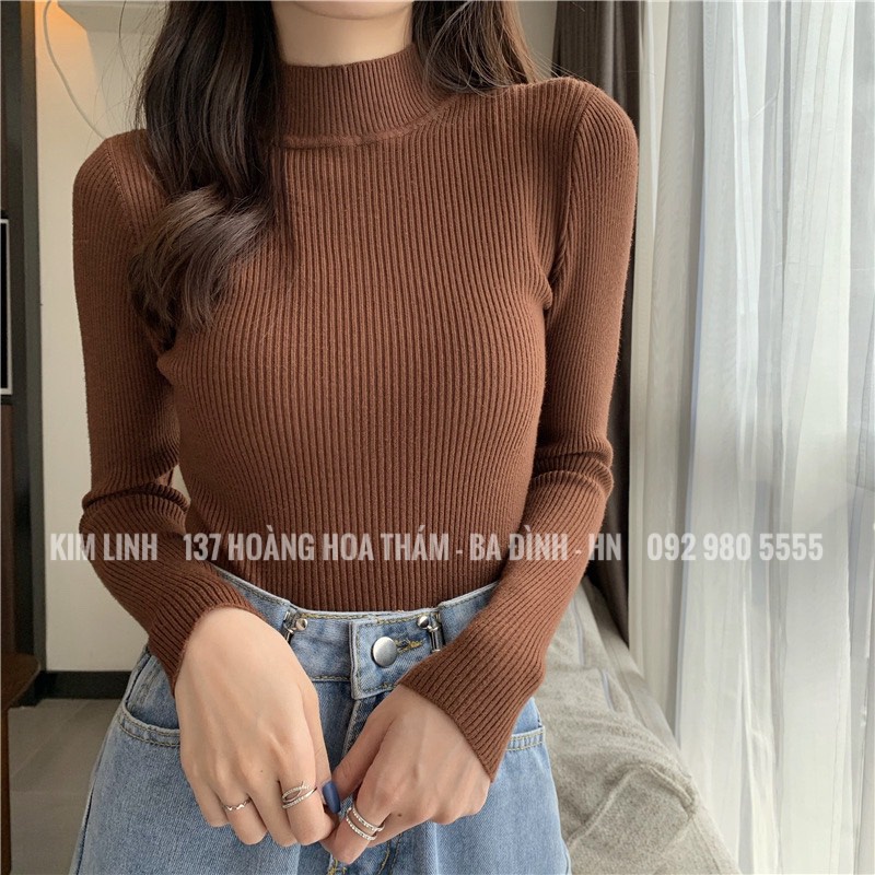 Áo Len Tăm Tay Dài Đủ Màu Chất Đẹp - Kim Linh Shop | BigBuy360 - bigbuy360.vn