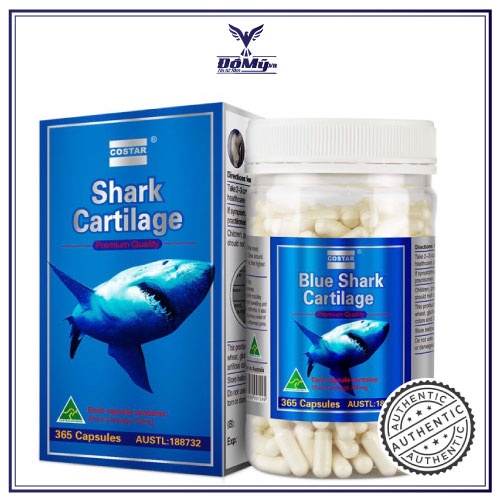 Viên uống sụn vi cá mập shark cartilage 750mg của Úc loại 365 viên