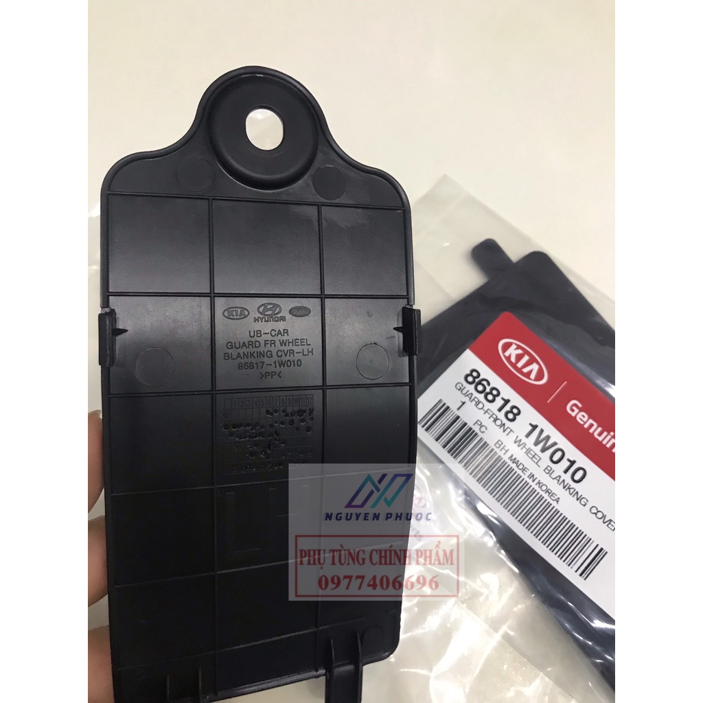 Ốp che chắn bùn lòng dè trước chính hãng RIO 2012- 2015  -  868181W010 / 868171W010