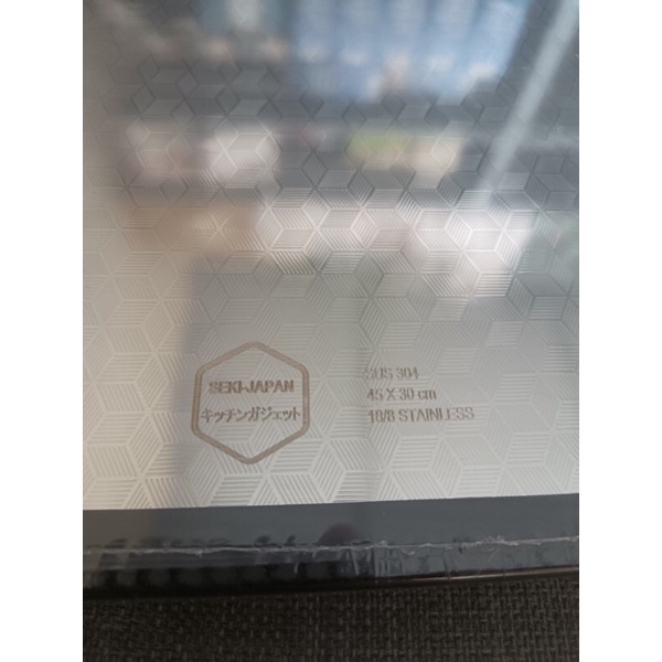 Thớt inox 2 mặt  kháng khuẩn chống trượt Seki Japan