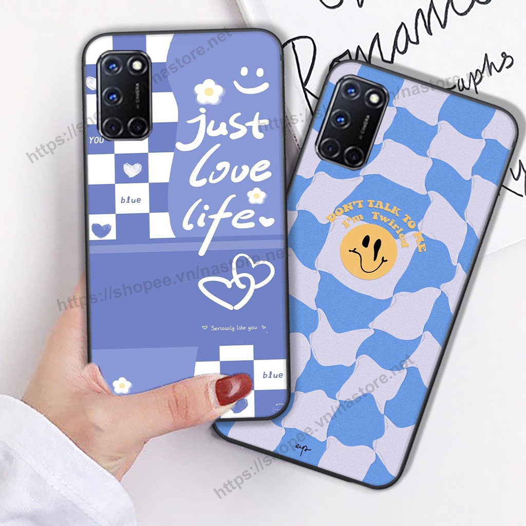Ốp lưng Oppo A52 / A92 trái tim hình gấu cute cá tính, giá rẻ, cực bền