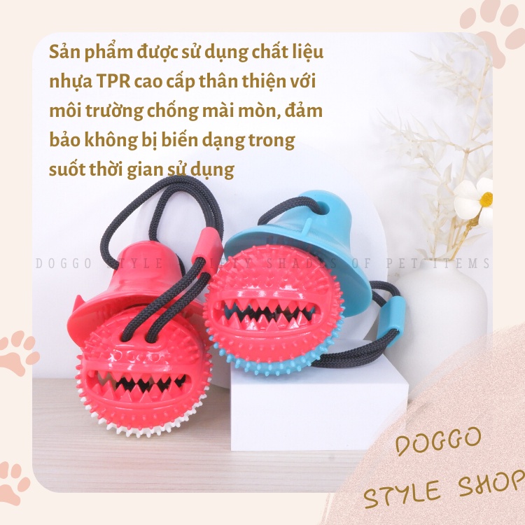 Đồ Chơi Dây Rút Kéo Co Thích Hợp Cho Chó Lớn Loại 1 Đầu Hít Siêu Bền