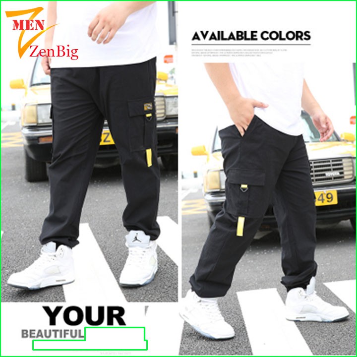 quần jogger thu đông nam big size kiểu dáng Hàn quốc, phong cách rộng big size