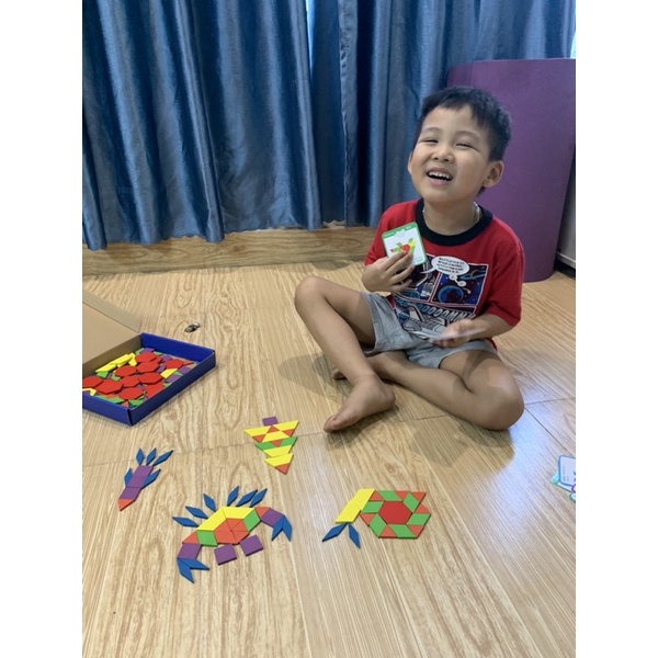 (Tặng kèm 24 Thẻ Hướng Dẫn) Bộ Ghép Hình 130 Chi Tiết Sáng Tạo Bằng Gỗ