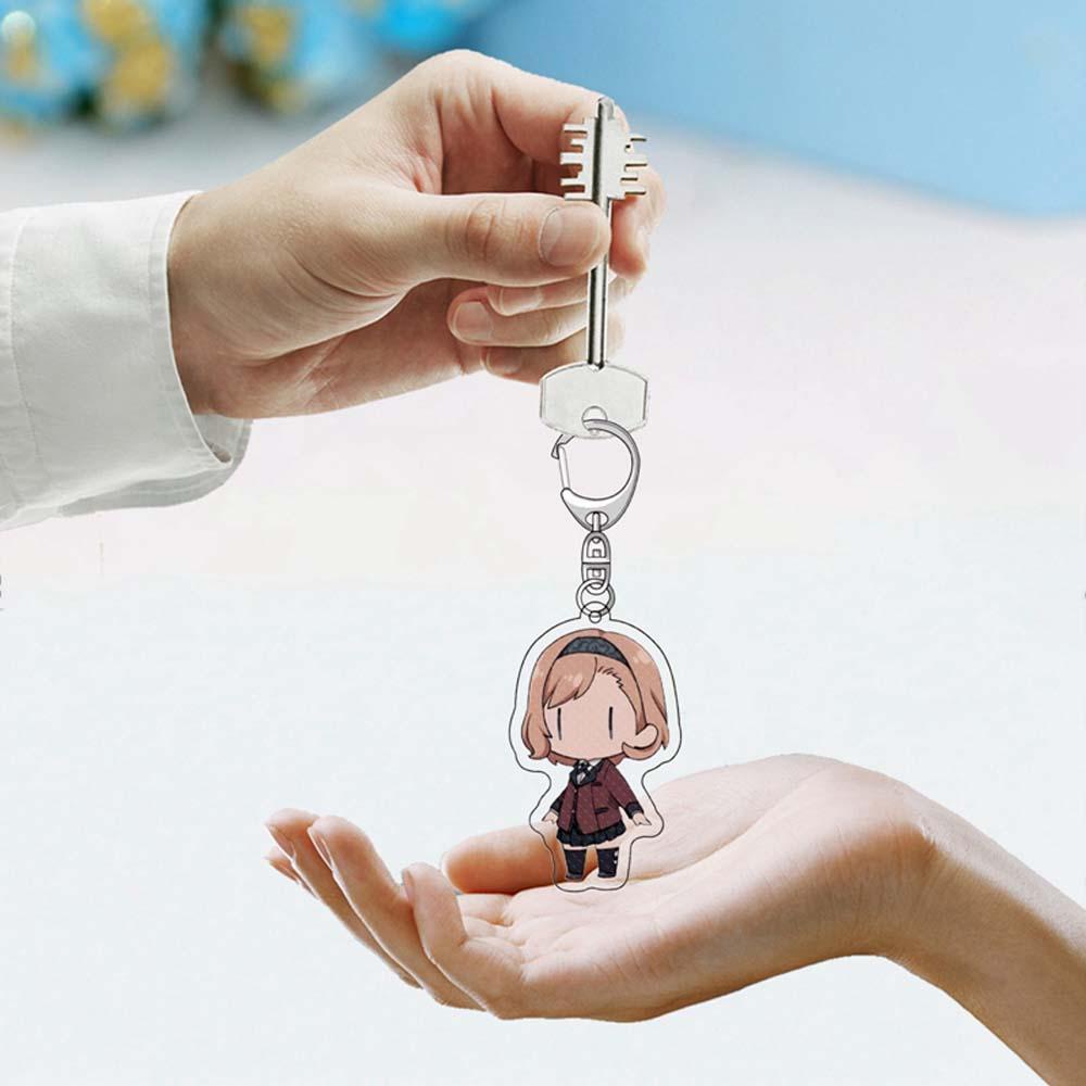 Móc Khóa Nhựa Acrylic Hình Hoạt Hình DARON Kakegurui Dễ Thương