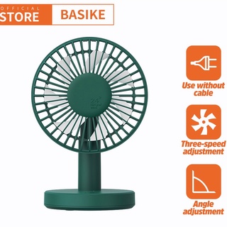 Quạt điện 2000mAh BASIKE để bàn tiện lợi cao cấp FA10 Hàng Chính Hãng - Bảo hành 12 tháng