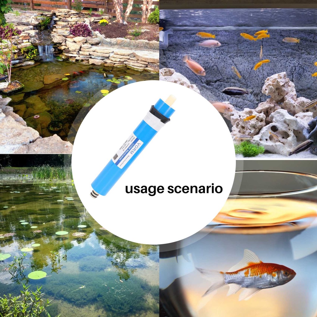 Bộ lọc nước dân cư 2 cái ULP1812-50 Màng RO 50 Gpd NSF được sử dụng cho hệ thống thẩm thấu ngược